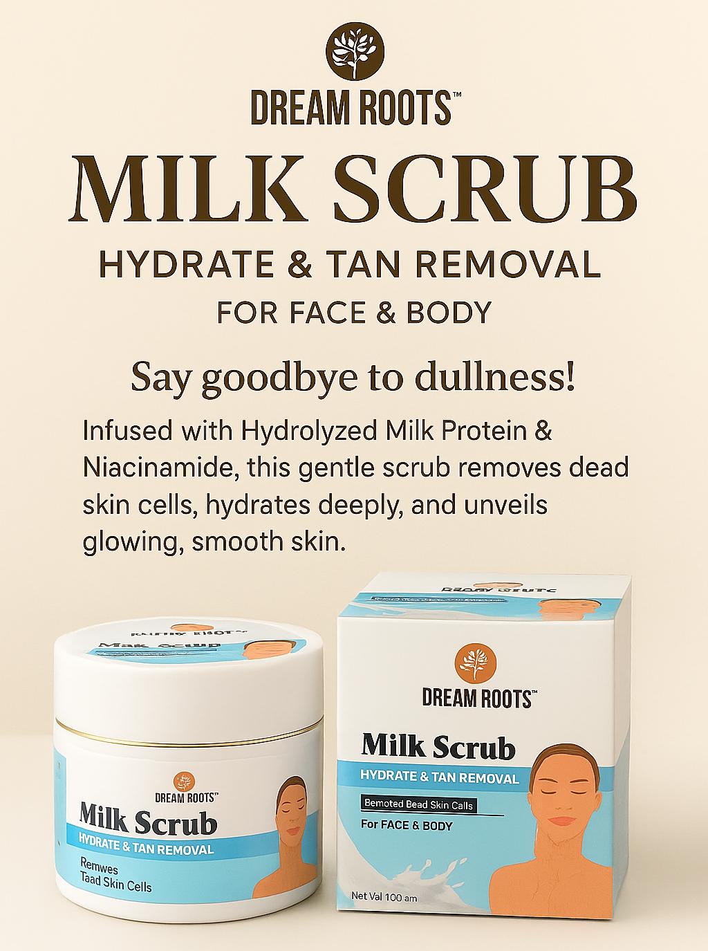 Milk Scrub for Face & Body 100gm