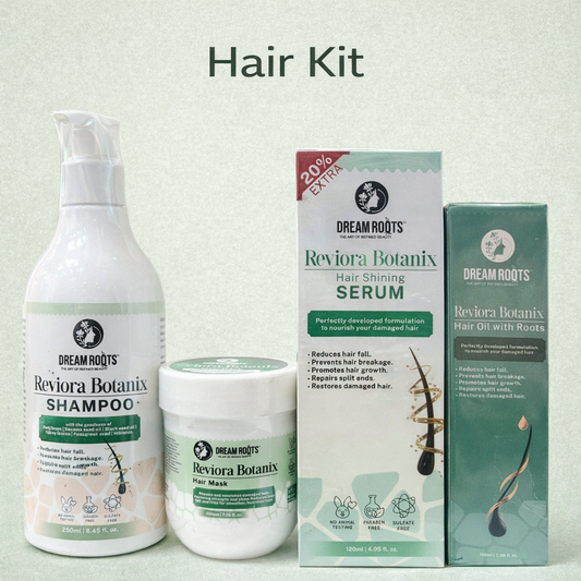 Hair Kit Combo- Shampoo, Mask, Serum & Oil