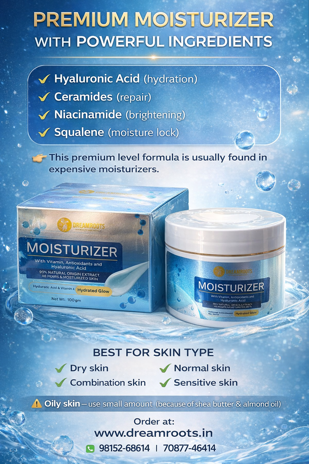 Face Moisturiser 100 Gm