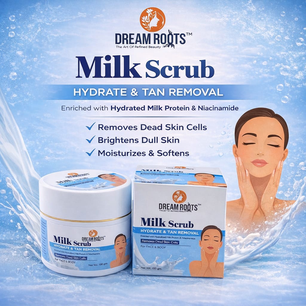 Milk Scrub for Face & Body 100gm